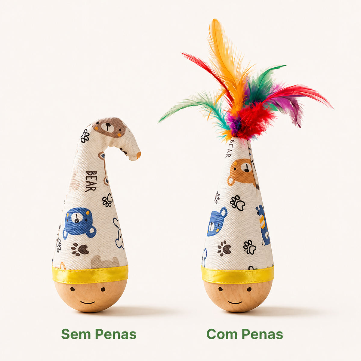 Brinquedo Interativo Sempre-em-Pé para Gatos
