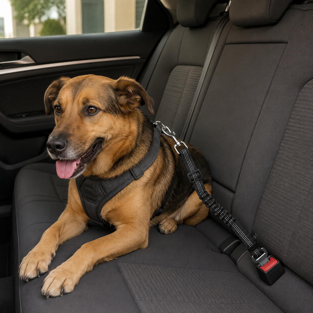Cinto Auto Elástico para Cães e Gatos