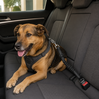 Cinto Auto Elástico para Cães e Gatos