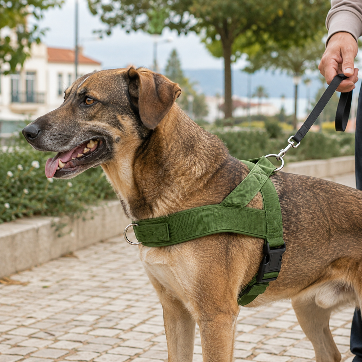 Peitoral Ajustável Acolchoado para Cães