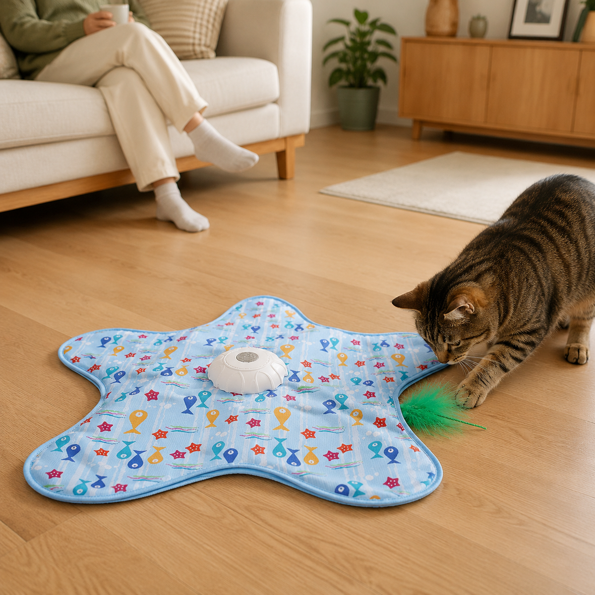 Tapete Interativo Caça Surpresa para Gatos