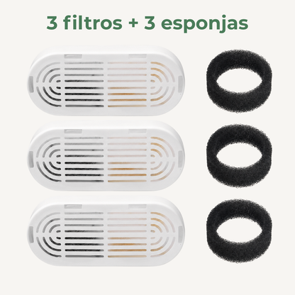 Filtros de Substituição para Fonte de Água Inox 4L