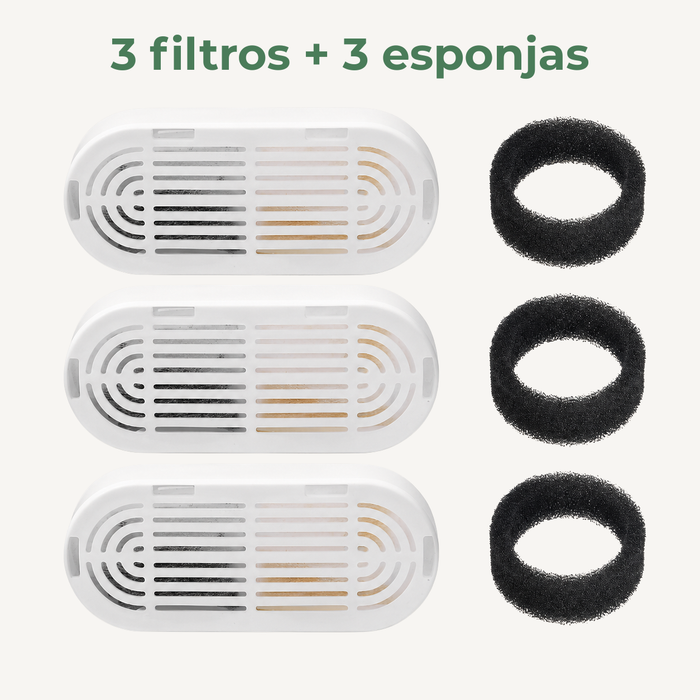 Filtros de Substituição para Fonte de Água Inox 4L