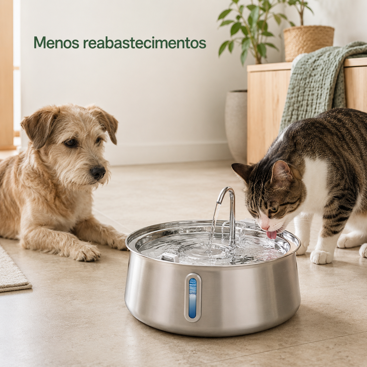 Fonte de Água Inox 4L