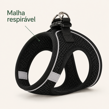 Arnês Refletor com Trela para Gatos