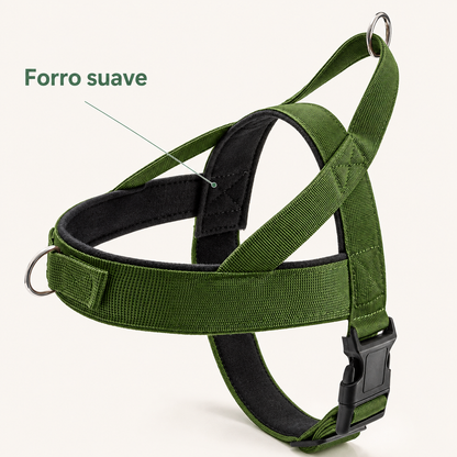 Peitoral Ajustável Acolchoado para Cães