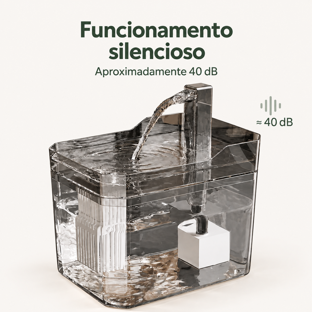Fonte de Água Flow 1,5 L