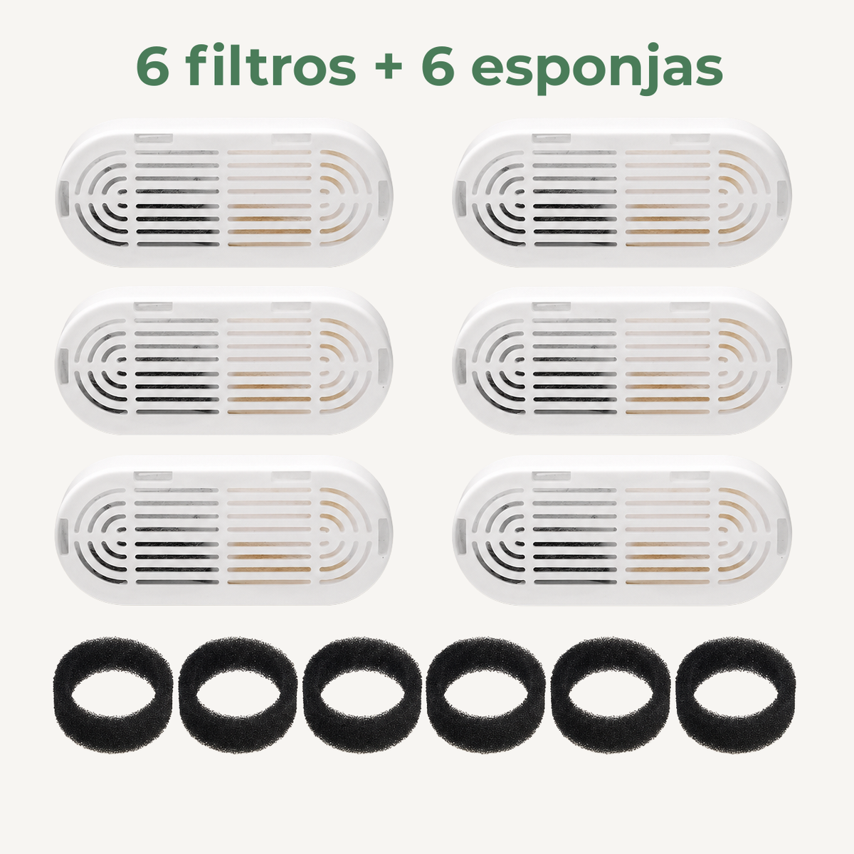 Filtros de Substituição para Fonte de Água Inox 4L