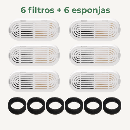 Filtros de Substituição para Fonte de Água Inox 4L
